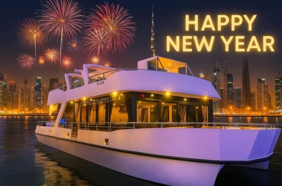 New Year Premium Glass Yacht