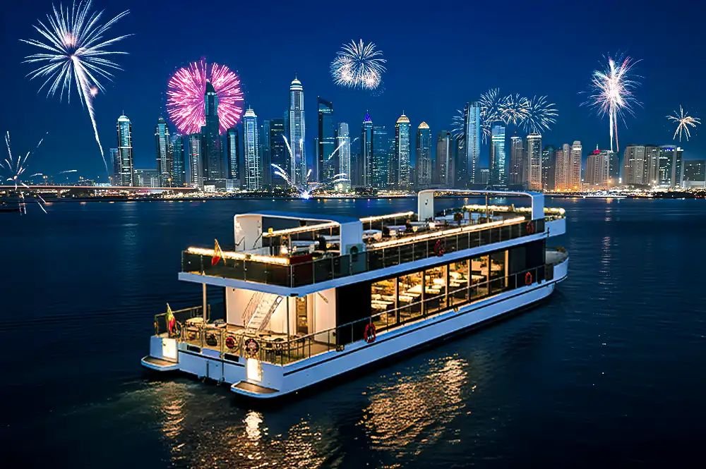 Luxury White Glass Yacht